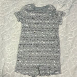 Little Co nautical print one piece